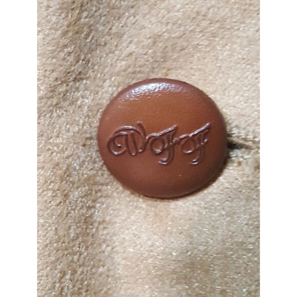 Farah WFF Designer Series Vintage Men's Ultrasuede Sport Coat Blazer Camel 40 R - Picture 8 of 8